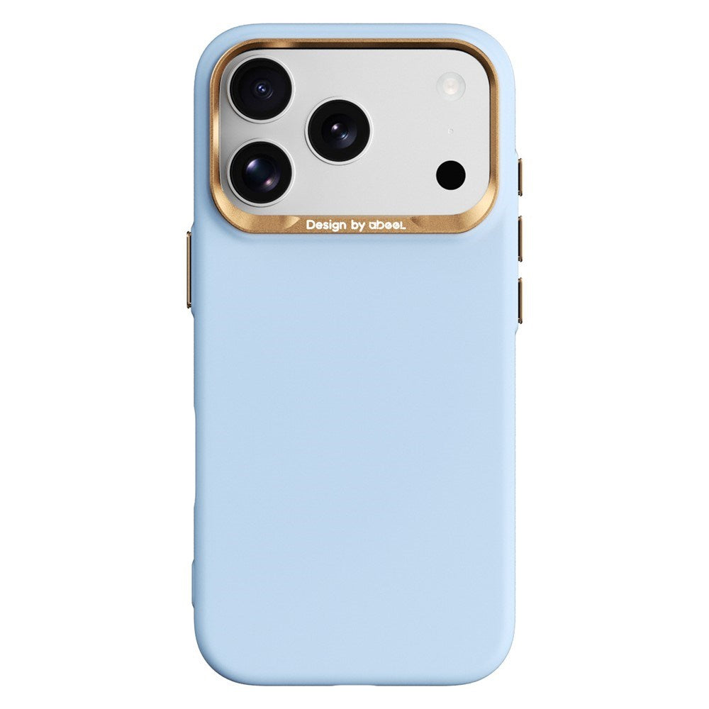 ABEEL iPhone 18 Pro Max / 17 Pro Max Hårdt Soft-Touch Plast Bagside Cover - MagSafe Kompatibel - Lyseblå