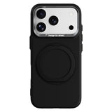 ABEEL iPhone 17 Pro / 18 Pro Hårdt Soft-Touch Plast Bagside Cover m. Kickstand - MagSafe Kompatibel - Sort