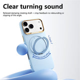 ABEEL iPhone 17 Pro / 18 Pro Hårdt Soft-Touch Plast Bagside Cover m. Kickstand - MagSafe Kompatibel - Sort