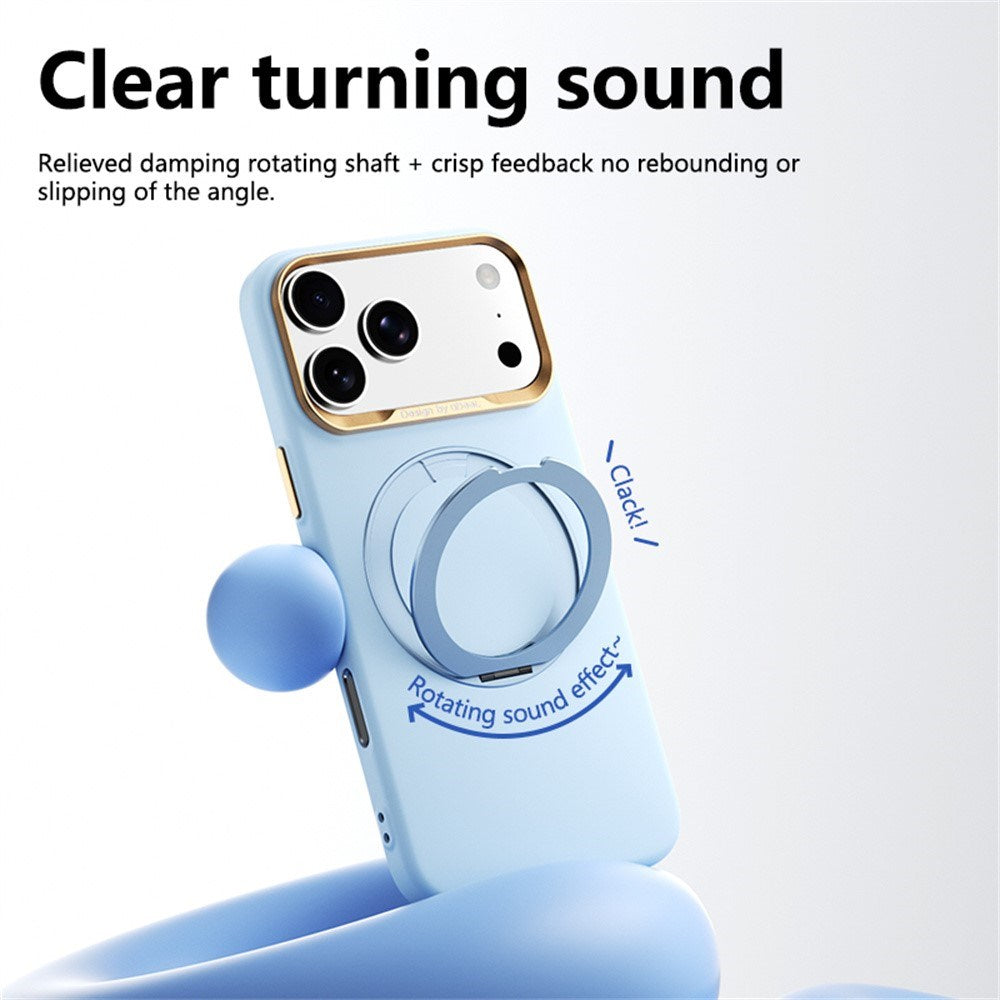 ABEEL iPhone 17 Pro Max / 18 Pro Max Hårdt Soft-Touch Plast Bagside Cover m. Kickstand - MagSafe Kompatibel - Lyserød