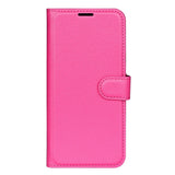 Samsung Galaxy A54 (5G) PU Litchi Læder Flip Cover m. Pung - Rose