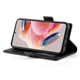 OPPO Reno16 F (5G) EIDERWOOD Kunstlæder Flipcover m. Indbygget Kortholder - Sort