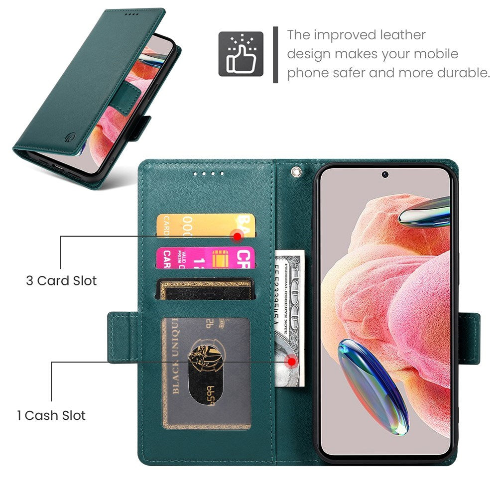 OPPO Reno16 F (5G) EIDERWOOD Kunstlæder Flipcover m. Indbygget Kortholder - Grøn