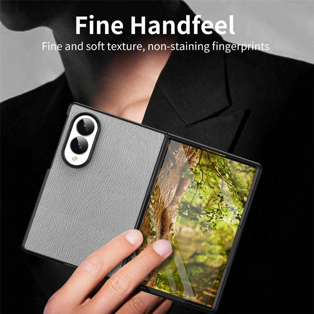 Samsung Galaxy Z Fold8 EIDERWOOD Hybrid Mobilcover m. Trætekstur - Grå