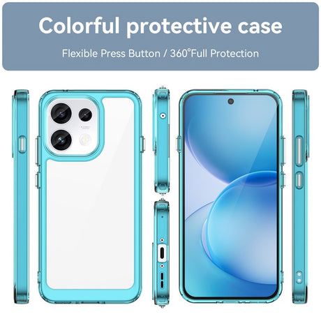 OPPO Reno16 F (5G) EIDERWOOD Hybrid Mobilcover - Gennemsigtig / Turkis