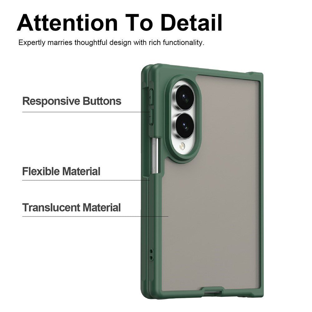 Samsung Galaxy Z Fold8 EIDERWOOD Mat Hybrid Mobilcover - Grøn