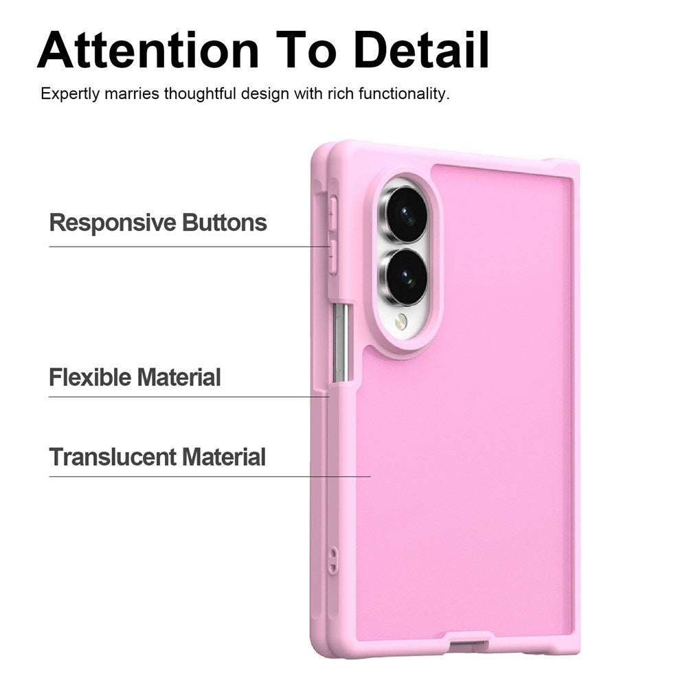 Samsung Galaxy Z Fold8 EIDERWOOD Mat Hybrid Mobilcover - Lyserød
