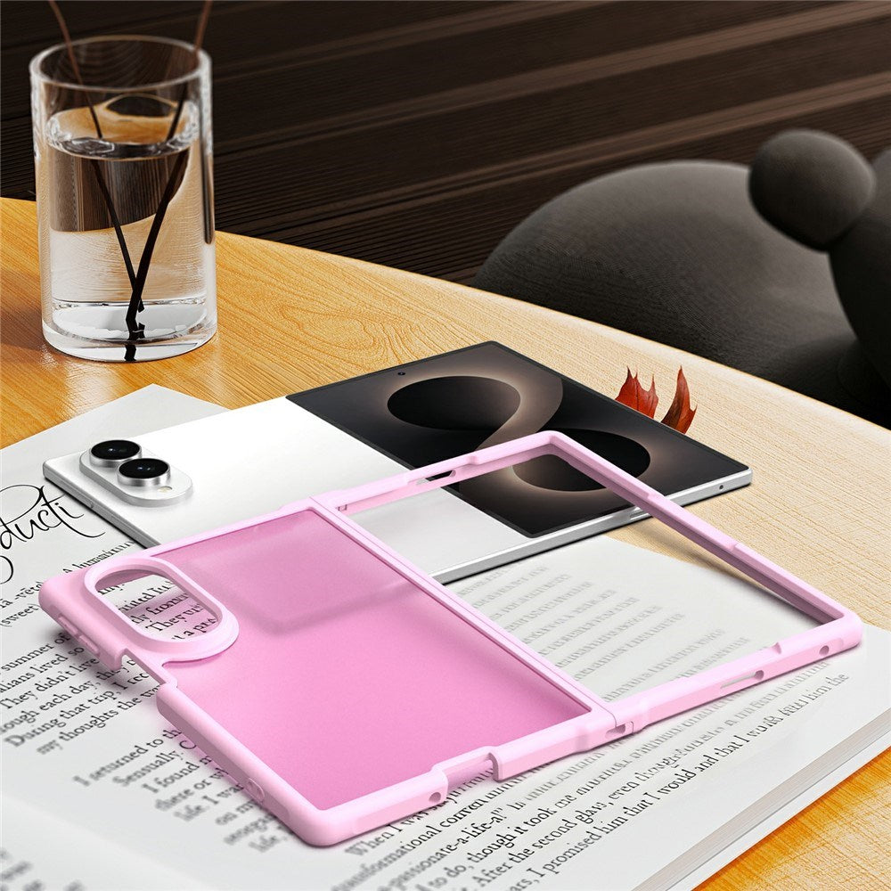 Samsung Galaxy Z Fold8 EIDERWOOD Mat Hybrid Mobilcover - Lyserød