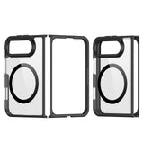 DUX DUCIS Aimo Series iPhone Fold Hybrid Mobilcover - MagSafe Kompatibel - Gennemsigtig / Sort