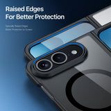DUX DUCIS Aimo Series iPhone Fold Hybrid Mobilcover - MagSafe Kompatibel - Gennemsigtig / Sort