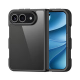 DUX DUCIS Aimo Series iPhone Fold Hybrid Mobilcover - Gennemsigtig / Sort
