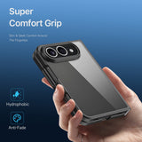 DUX DUCIS Aimo Series iPhone Fold Hybrid Mobilcover - Gennemsigtig / Sort