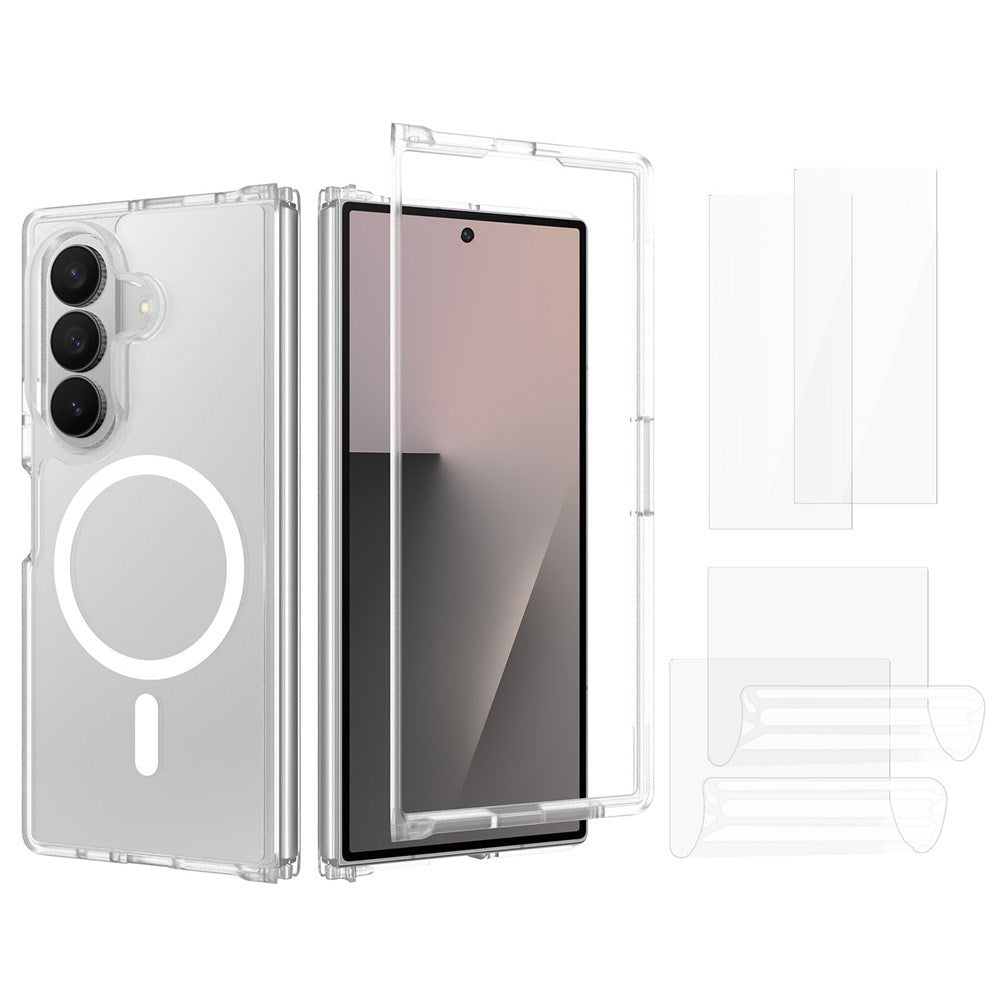 Samsung Galaxy Z Fold8 Ultra EIDERWOOD Hybrid Mobilcover inkl. Skærmbeskyttelsessæt - Gennemsigtig