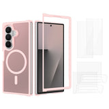 Samsung Galaxy Z Fold8 Ultra EIDERWOOD Hybrid Mobilcover inkl. Skærmbeskyttelsessæt - Lyserød / Gennemsigtig