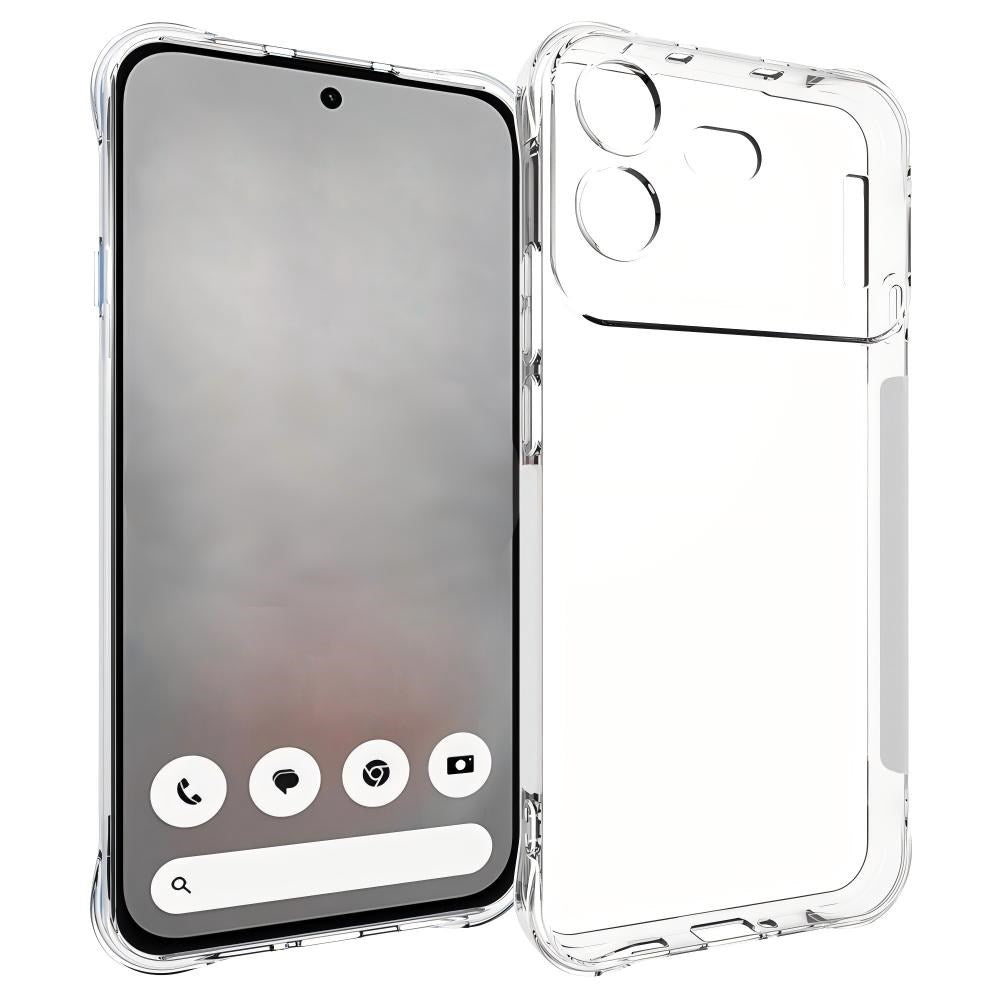 Nothing Phone (4b) WANLONFENG Fleksibelt Plastik Bagsidecover m. Forstærkede Hjørner - Gennemsigtig