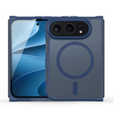 DUX DUCIS Yind Series iPhone Fold Hybrid Bagside Cover - MagSafe Kompatibel -  Blå