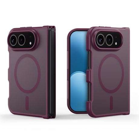 DUX DUCIS Yind Series iPhone Duo Hybrid Bagside Cover - MagSafe Kompatibel - Mat Rød