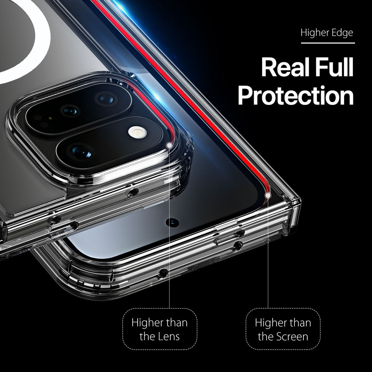 Google Pixel 11 Pro Fold DUX DUCIS Hybrid Bagsidecover - Gennemsigtig