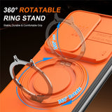 Samsung Galaxy Z Fold8 Ultra / Fold7 EIDERWOOD Hybrid Cover - 360° Roterbar Kickstand - Kameraslider - MagSafe Kompatibel - Orange