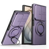 Samsung Galaxy Z Fold8 Ultra / Fold7 EIDERWOOD Hybrid Cover - 360° Roterbar Kickstand - Kameraslider - MagSafe Kompatibel - Lilla
