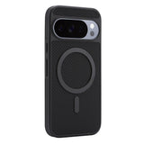 Google Pixel 11 / 11 Pro EIDERWOOD Bagsidecover m. Karbonstruktur - MagSafe Kompatibel - Sort