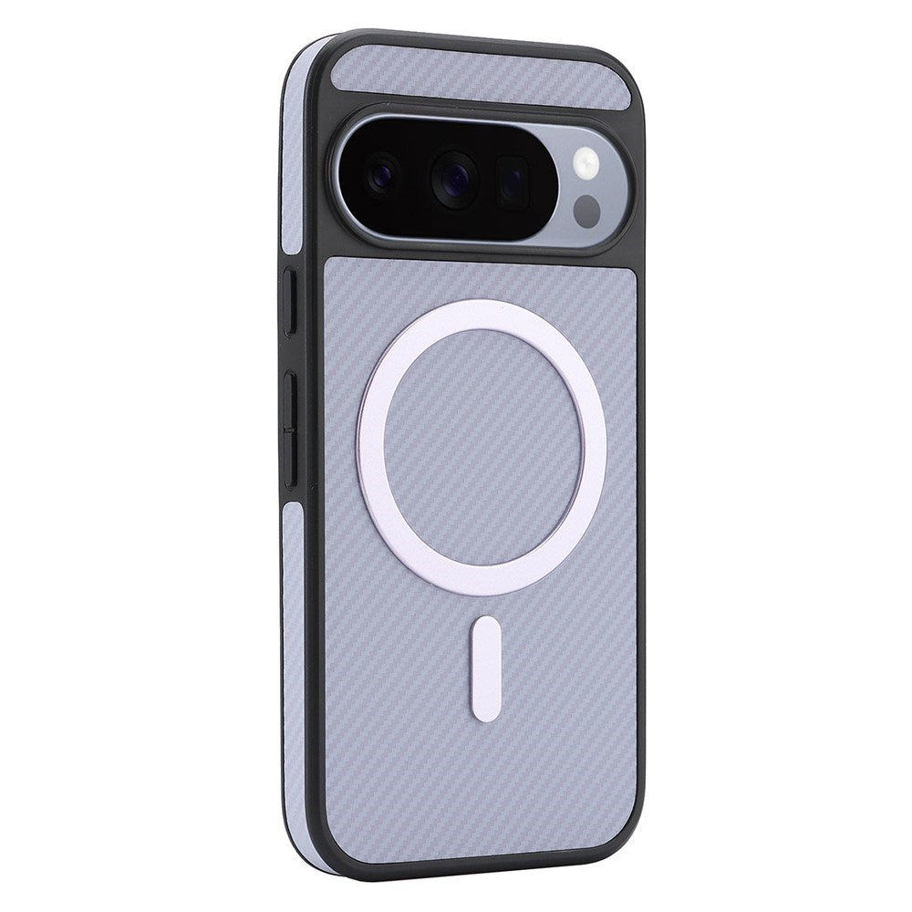 Google Pixel 11 Pro XL EIDERWOOD Bagsidecover m. Karbonstruktur - MagSafe Kompatibel - Lilla