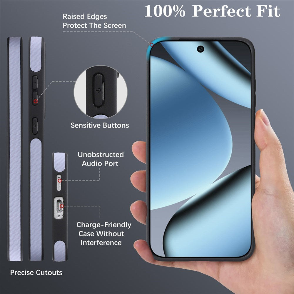 Google Pixel 11 Pro XL EIDERWOOD Bagsidecover m. Karbonstruktur - MagSafe Kompatibel - Lilla