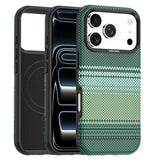 iPhone 18 Pro Max EIDERWOOD Mobilcover m. Mønstret Kunstlæderbagside - MagSafe Kompatibel - Grøn