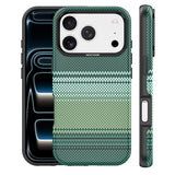 iPhone 18 Pro Max EIDERWOOD Mobilcover m. Mønstret Kunstlæderbagside - MagSafe Kompatibel - Grøn