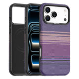 iPhone 18 Pro Max EIDERWOOD Mobilcover m. Mønstret Kunstlæderbagside - MagSafe Kompatibel - Lilla