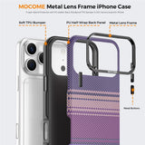 iPhone 18 Pro Max EIDERWOOD Mobilcover m. Mønstret Kunstlæderbagside - MagSafe Kompatibel - Lilla