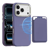 iPhone 18 Pro EIDERWOOD Kunstlæder Cover m. Aftagelig Kortholder - MagSafe Kompatibel - Lilla