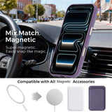 iPhone 18 Pro EIDERWOOD Kunstlæder Cover m. Aftagelig Kortholder - MagSafe Kompatibel - Lilla