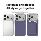iPhone 18 Pro EIDERWOOD Kunstlæder Cover m. Aftagelig Kortholder - MagSafe Kompatibel - Lilla