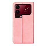 EIDERWOOD Xiaomi 18 Pro Max Kunstlæder Flip Cover med Ståfunktion og Kortholder - Lyserød