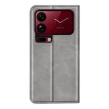 EIDERWOOD Xiaomi 18 Pro Max Kunstlæder Flip Cover med Ståfunktion og Kortholder - Grå