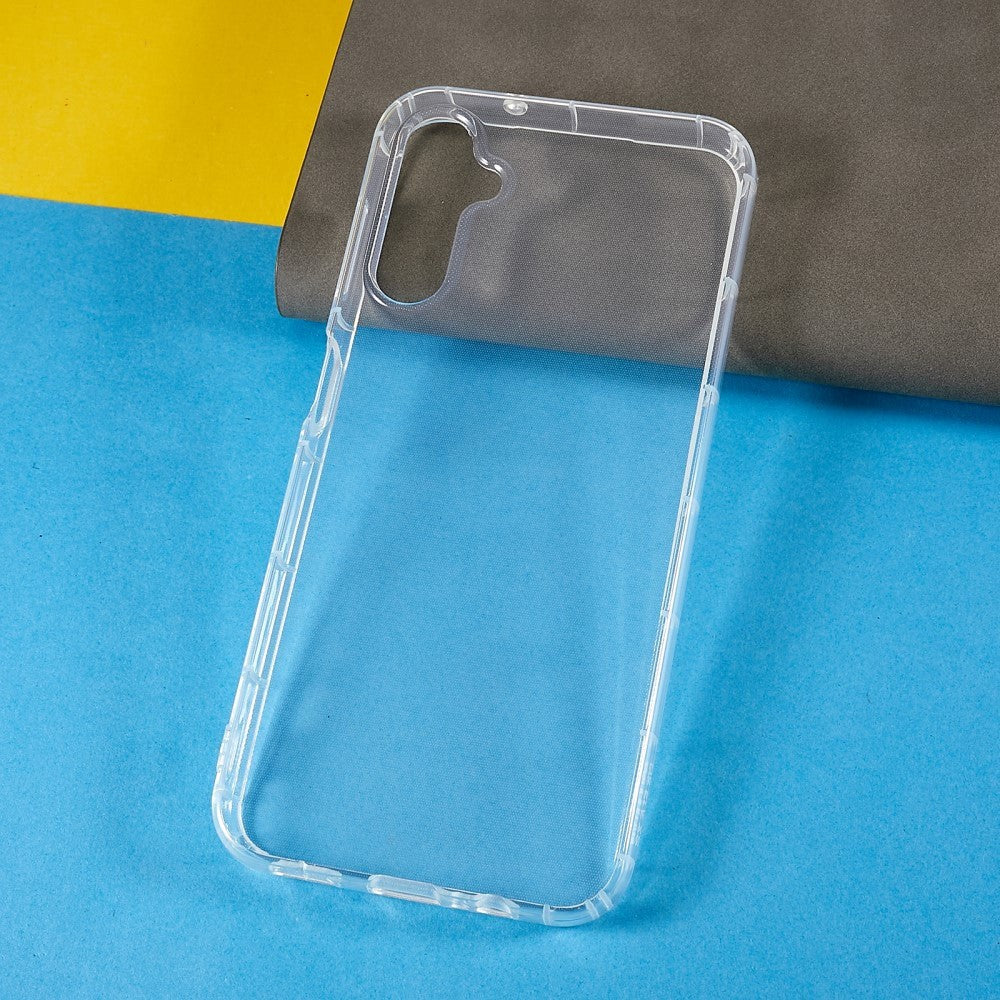 Samsung Galaxy A14 (5G) Fleksibelt TPU Plastik Bagside Cover - Gennemsigtig