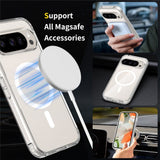 Google Pixel 11 Beskyttelsessæt - 1 x MagSafe Mobilcover - 2 x Skærmbeskyttelsesglas - 2 x Kameralinseglas - Gennemsigtig