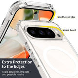 Google Pixel 11 Pro Beskyttelsessæt - 1 x MagSafe Mobilcover - 2 x Skærmbeskyttelsesglas - 2 x Kameralinseglas - Gennemsigtig