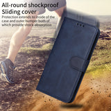Honor 600 Smart EIDERWOOD Flip Cover i Kunstlæder - Blå