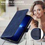 Honor 600 Smart EIDERWOOD Flip Cover i Kunstlæder - Blå