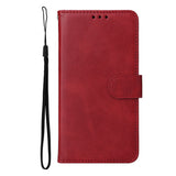 Honor 600 Smart EIDERWOOD Flip Cover i Kunstlæder - Rød