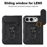 EIDERWOOD iPhone Fold Hybrid Håndværker Cover med Ståfunktion & Cam Slider - Rød