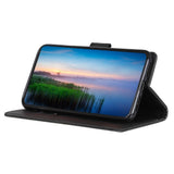 Motorola Edge 70 Max EIDERWOOD Kunstlæder Flip Cover m. Ståfunktion - Sort