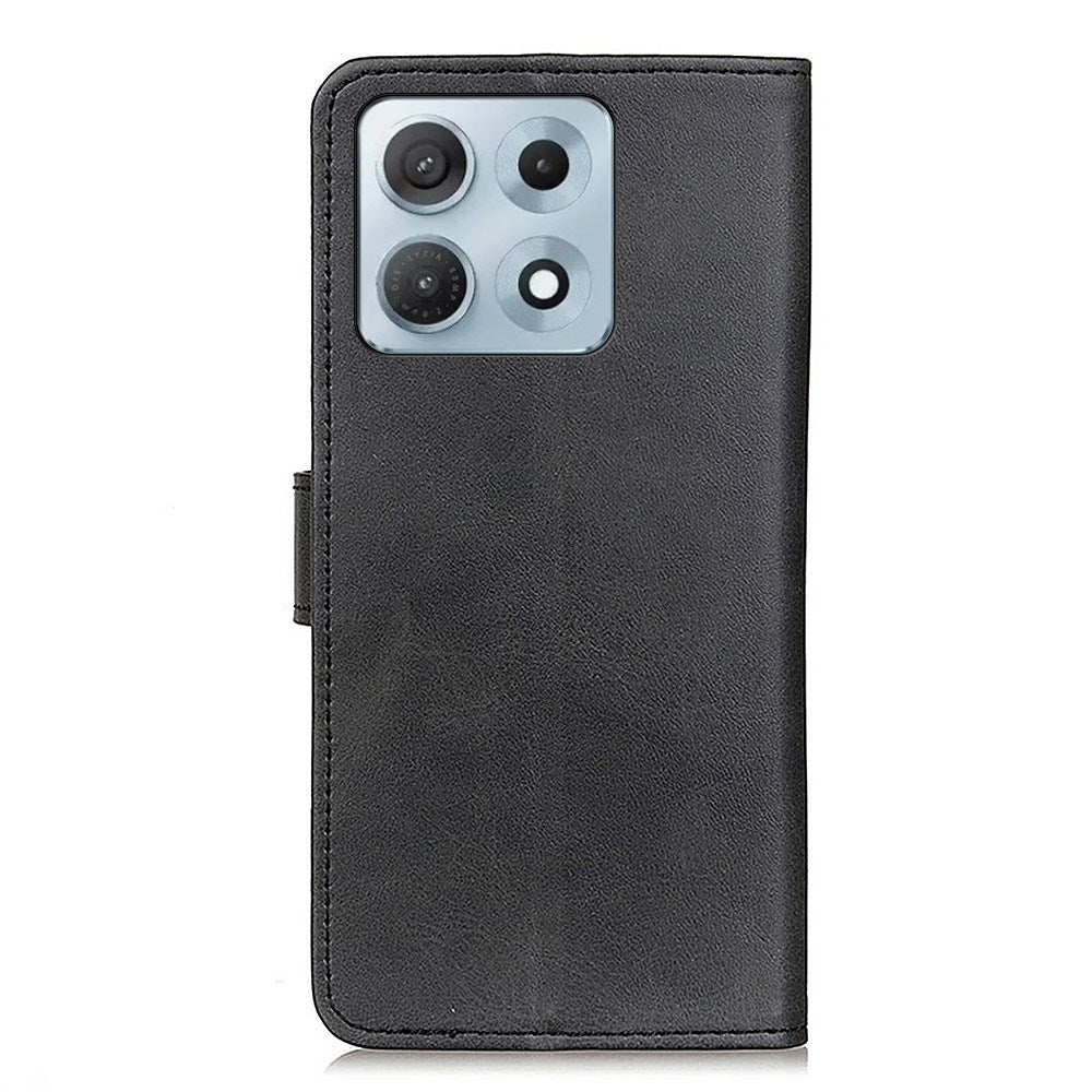 Motorola Edge 70 Max EIDERWOOD Kunstlæder Flip Cover m. Ståfunktion - Sort