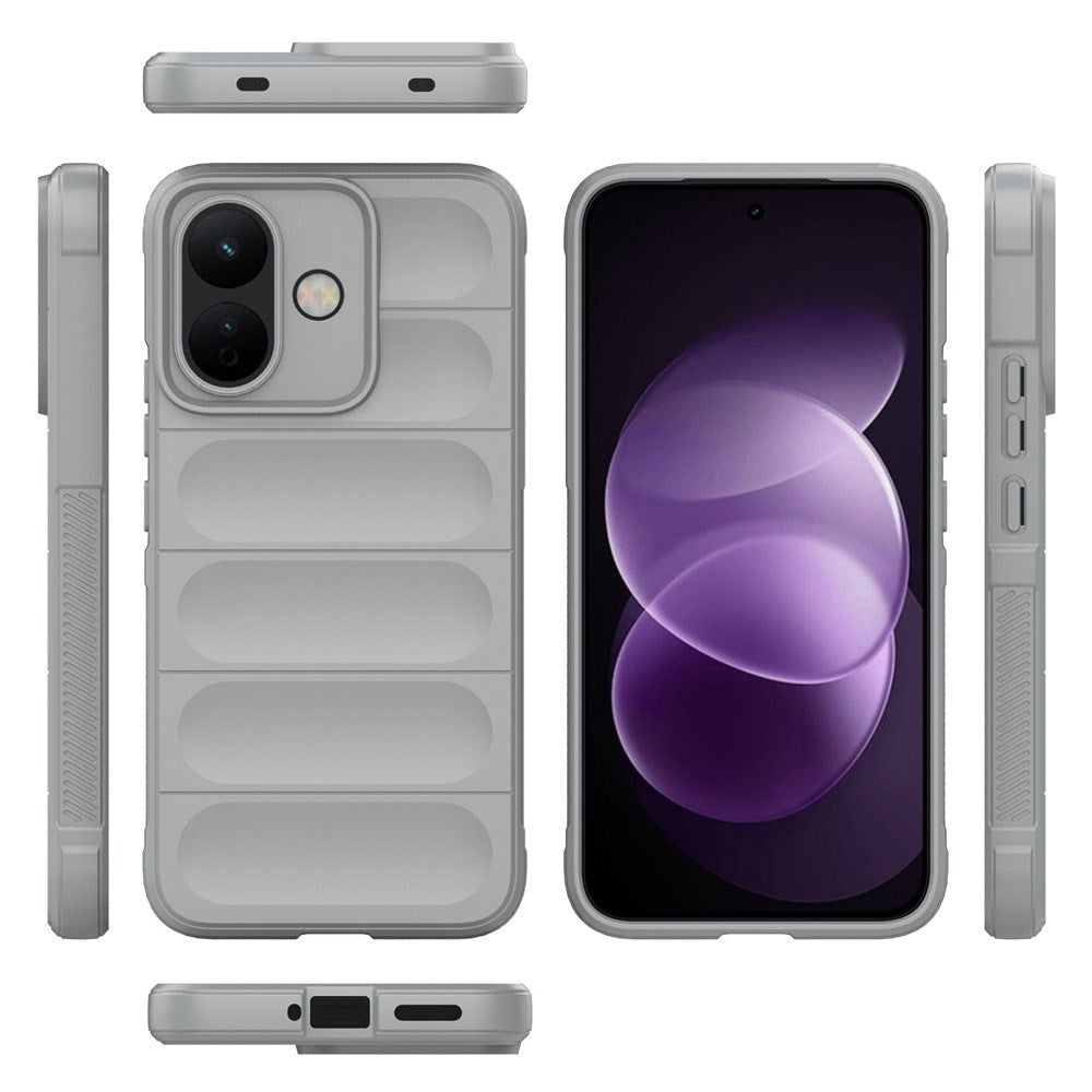 Xiaomi Redmi Note 17 Pro (5G) EIDERWOOD Rugged Plast Bagside Cover - Lysegrå
