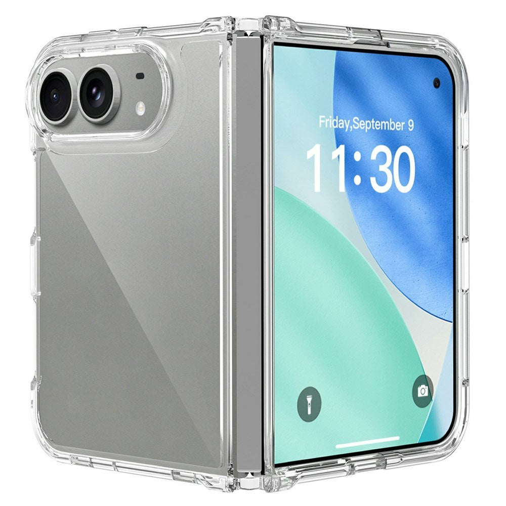 EIDERWOOD iPhone Fold Hybrid Bagsidecover - Gennemsigtig