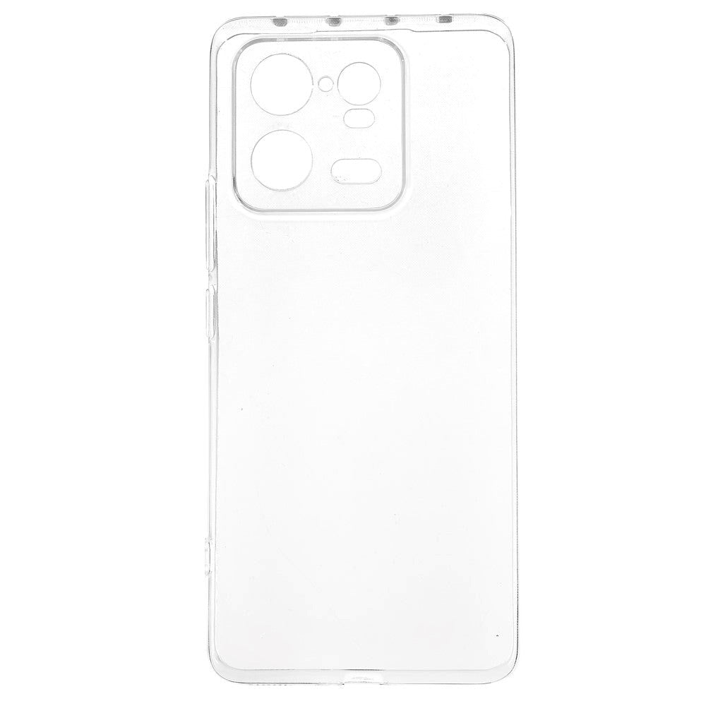 Xiaomi 13 Pro Fleksibelt TPU Plastik Bagside Cover - Gennemsigtig