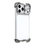 iPhone 18 Pro 2-i-1 Metal Bumper Cover - Grå