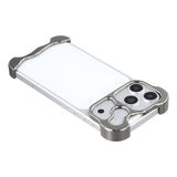 iPhone 18 Pro 2-i-1 Metal Bumper Cover - Grå